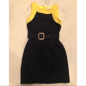 Milly Belted Navy Dress